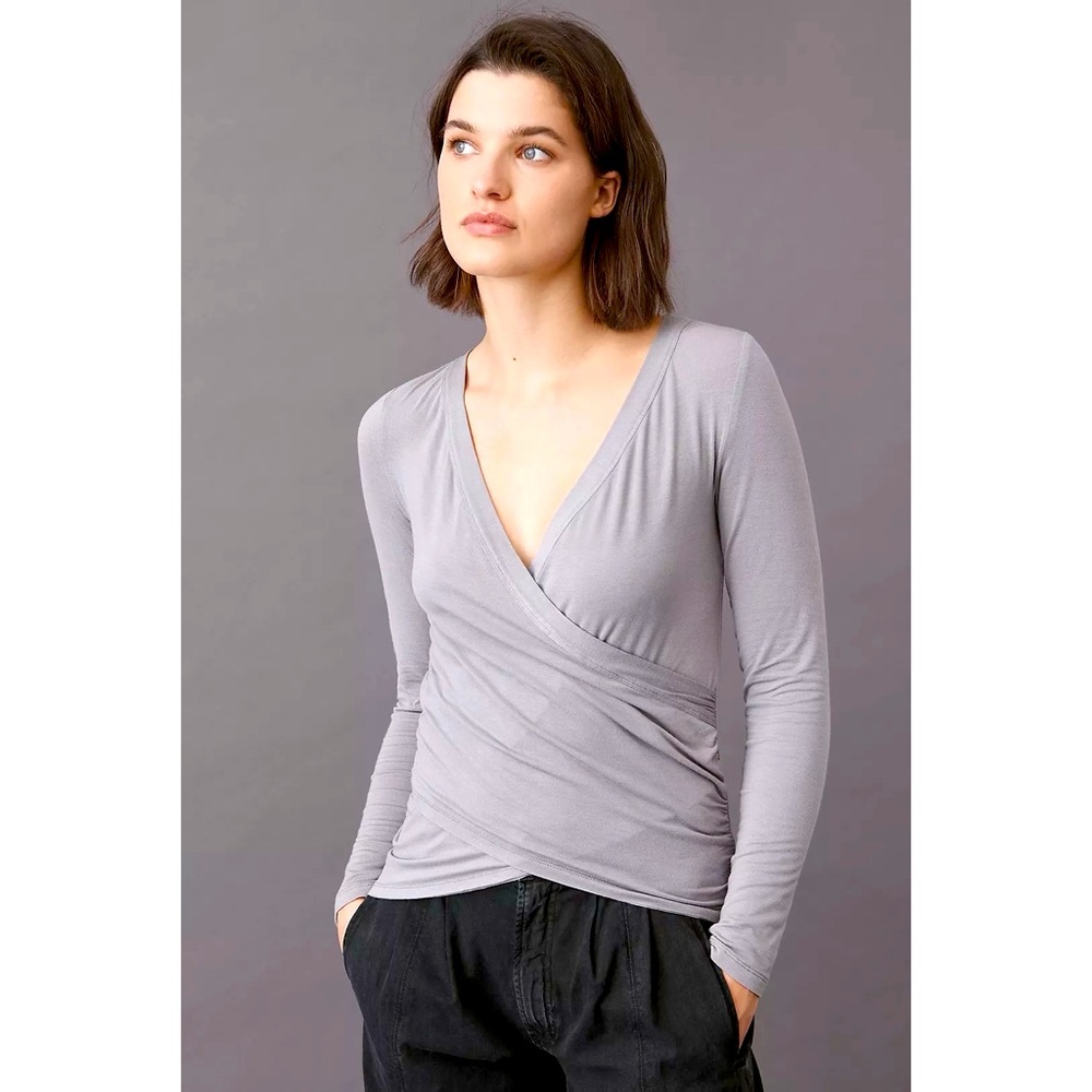 Anthropologie Ally Ruched Top. Sz L